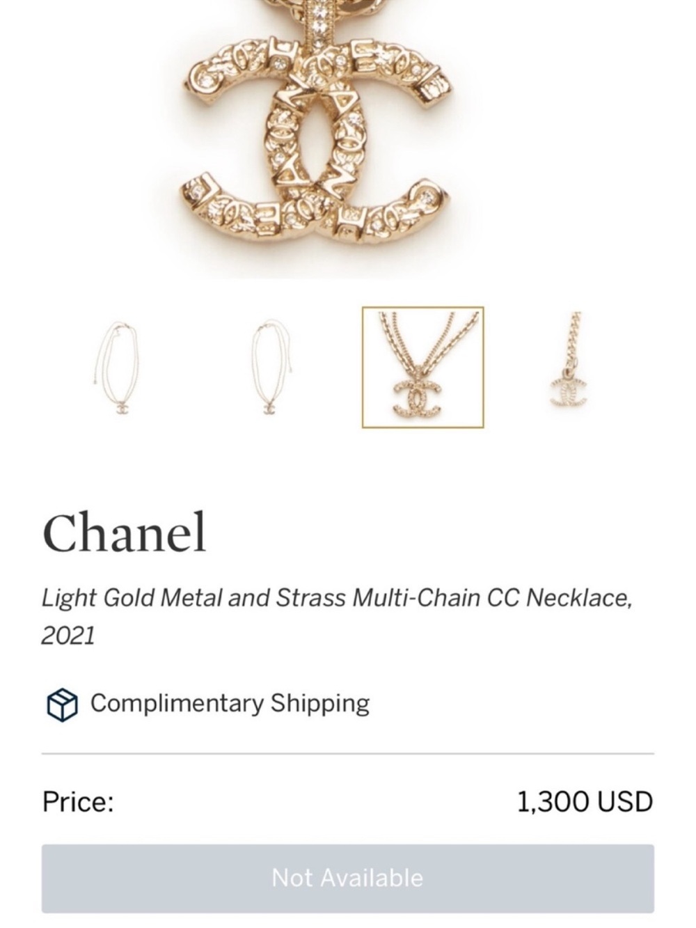 Chanel Gold Interlocking CC - Picture 8 of 9